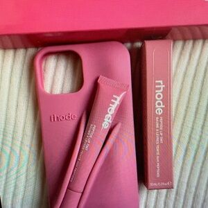 Apple Pink Phone Case with Lip Care Set